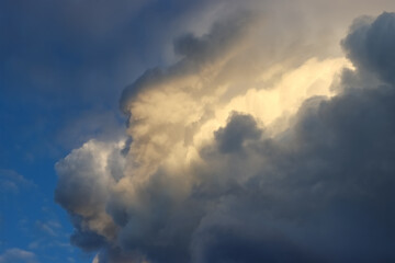 Fototapeta na wymiar Clouds during a thunderstorm.