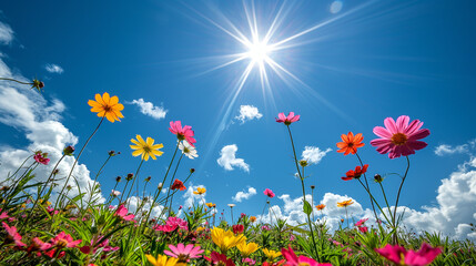 A wonderful blooming meadow.