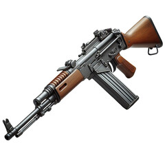 rifle isolated on white