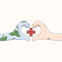 Hand Drawn World Health Day Illustration