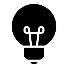 lightbulb, idea icon