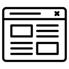 Obraz premium web layout