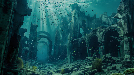 Atlantis Reimagined - obrazy, fototapety, plakaty