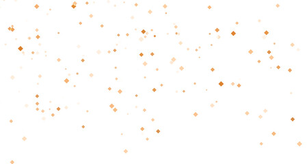Glittering celebration confetti fly. Png image.