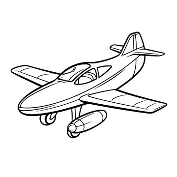 recommend clip art: Sleek glider outline icon in vector format for aviation designs.
