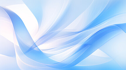 Fototapeta premium Abstract light blue background, transparent gradient stained glass background 3D rendering