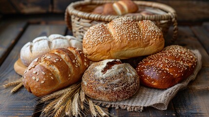 Bread Basket Bonanza A Monthly Celebration of Freshly Baked Loaves Generative AI