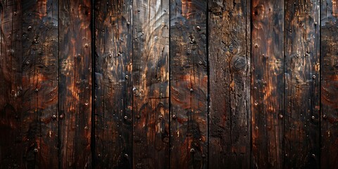 Wooden Wall with Monthly Themes Generative AI