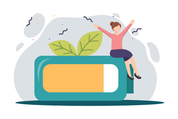 Earth Day Flat Illustration Design