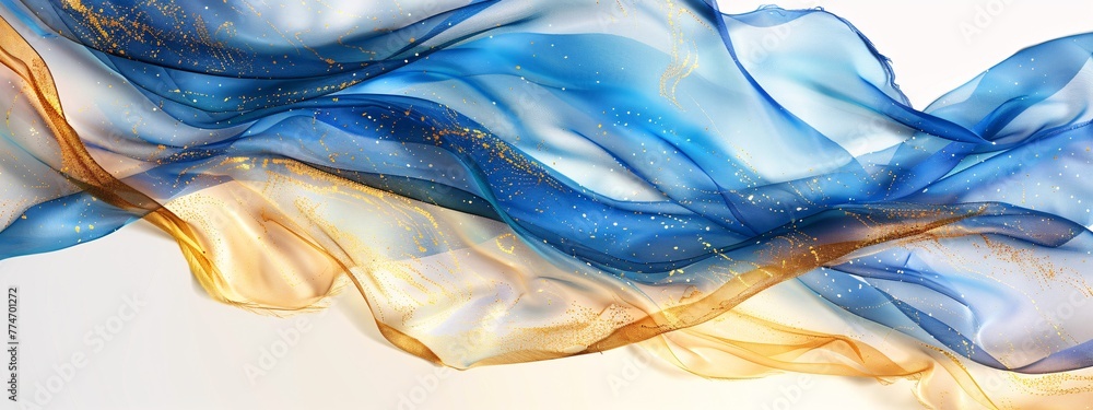 Poster golden glow of the month a dazzling display of light and color generative ai