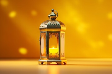 Eid mubarak and ramadan kareem greetings with islamic lantern and mosque. Eid al fitr background