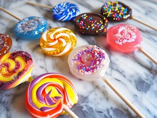 Create a DIY guide for making homemade lollipops