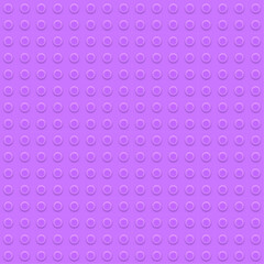 Fototapeta na wymiar Purple plastic constructor seamless pattern. Vector
