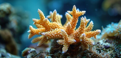 Naklejka na ściany i meble Sea Star Spectacle A Monthly Celebration of the Ocean's Wonders Generative AI