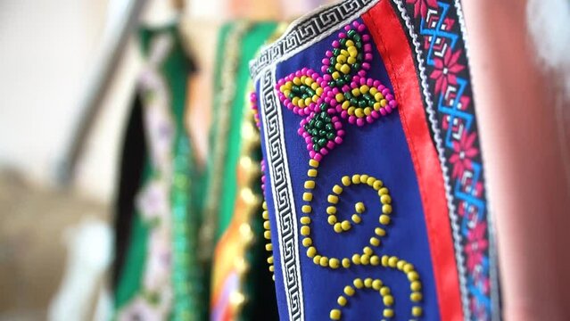 national patterns and outfits of the peoples of the north of the Evenks