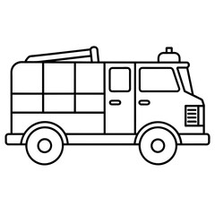 truck isolated on white background