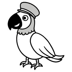 illustration of a bird with vector art