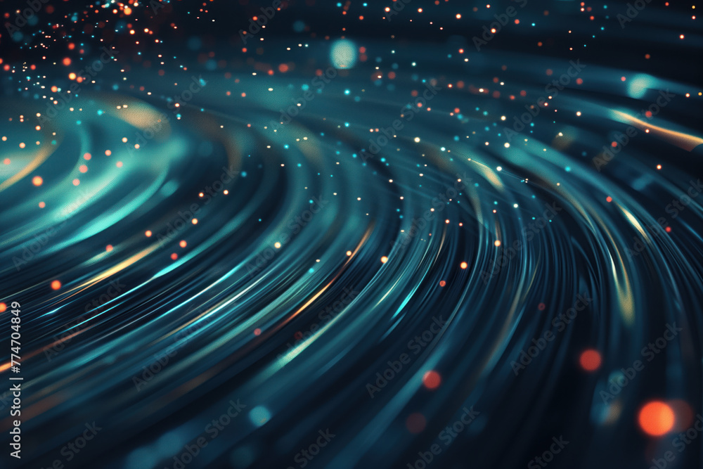 Poster abstract futuristic background with lights. a slide background for showcasing digital and creative c