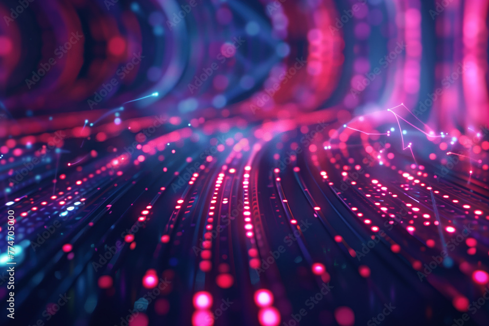 Poster abstract futuristic background with lights. a slide background for showcasing digital and creative c