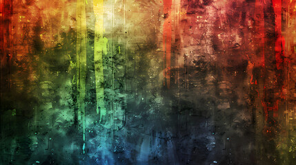 Obraz na płótnie Canvas Abstract grunge background with rainbow color