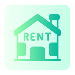 Fototapeta premium rent gradient icon