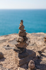 Steinm&auml;nnchen an der Westk&uuml;ste, Fuerteventura