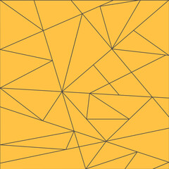 Abstract geometric background with triangular shapes in orange color
