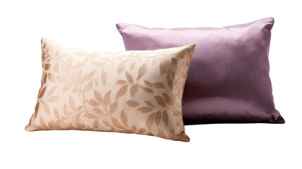 Two serene pillows sit side by side in peaceful harmony