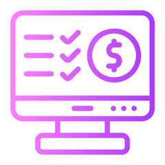 computer gradient icon