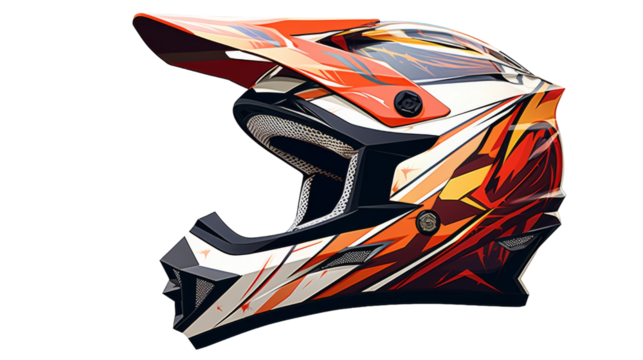 A helmet adorned with a vibrant and colorful design, showcasing a unique and artistic pattern