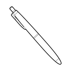 pen line vector illustration