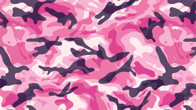 UFO military camouflage seamless pattern in different