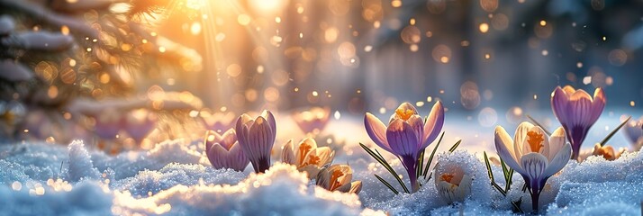 Snowy Blossoms A Wintery Tribute to the Season's Beauty Generative AI