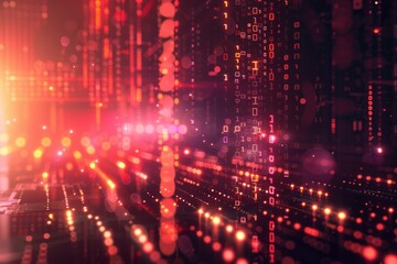 Fototapeta premium Cybersecurity technology background. Cyberspace futuristic and internet and networking