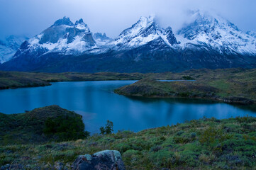 Lake in mountains, Patagonia
