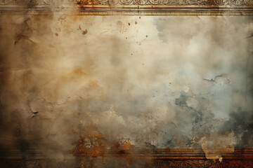 Abstract artistic background with grunge elements - 774717062