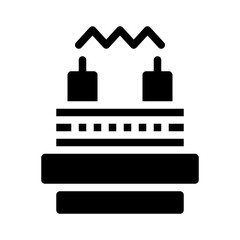 insulator glyph icon