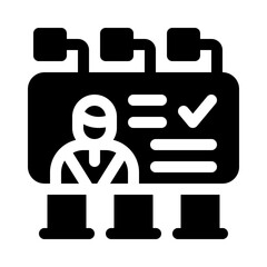 billboard glyph icon