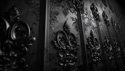 Obraz premium black and white background