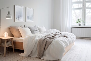 Airy Elegance: Scandinavian Minimalist Bedroom Decors