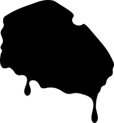 Slice Cheese Melted Cartoon Vector Icon Illustration Food Object Icon Concept Isolated Premium Flat