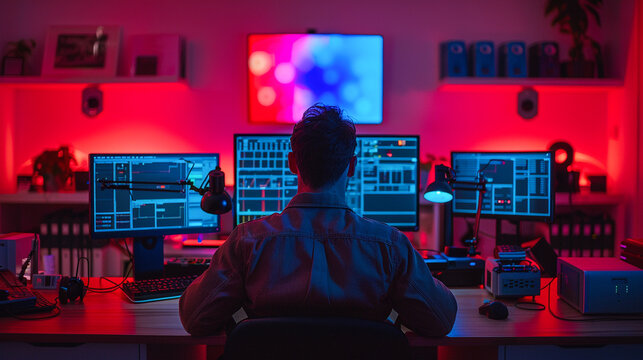 An unattended laboratory where AI works tirelessly to invent new ways to measure and enhance human happiness, its algorithms a silent ode to joy