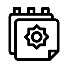 calendar line icon