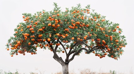 Fruitful Orchard A Bountiful Harvest of Oranges Generative AI