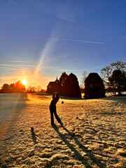 sunrise golfing