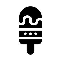ice cream glyph icon