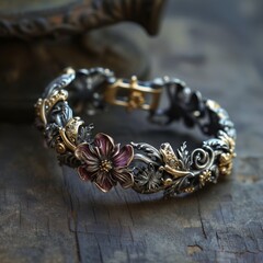 Obraz premium bracelet in rococo style