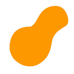 blob orange shape