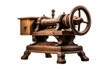 A mysterious machine perches atop a table, awaiting activation