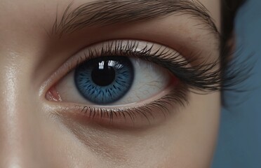 Obraz premium close up of a female eye.